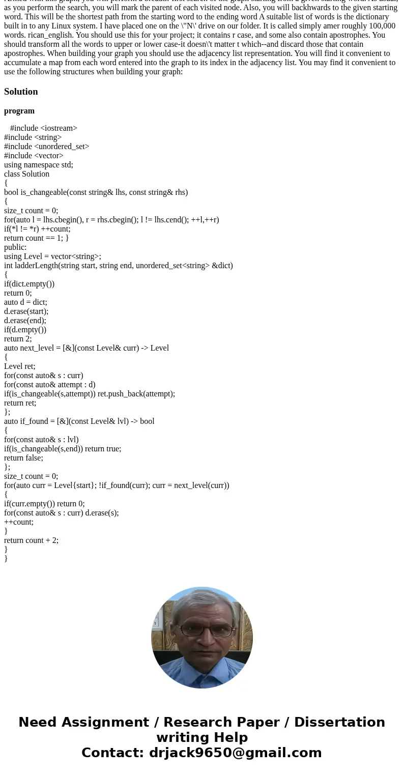  Word Ladders The game of word ladders was invented by Lewis Carroll in 1878 during Christmas vacation when he apparently had too much time on his hands. The ga
