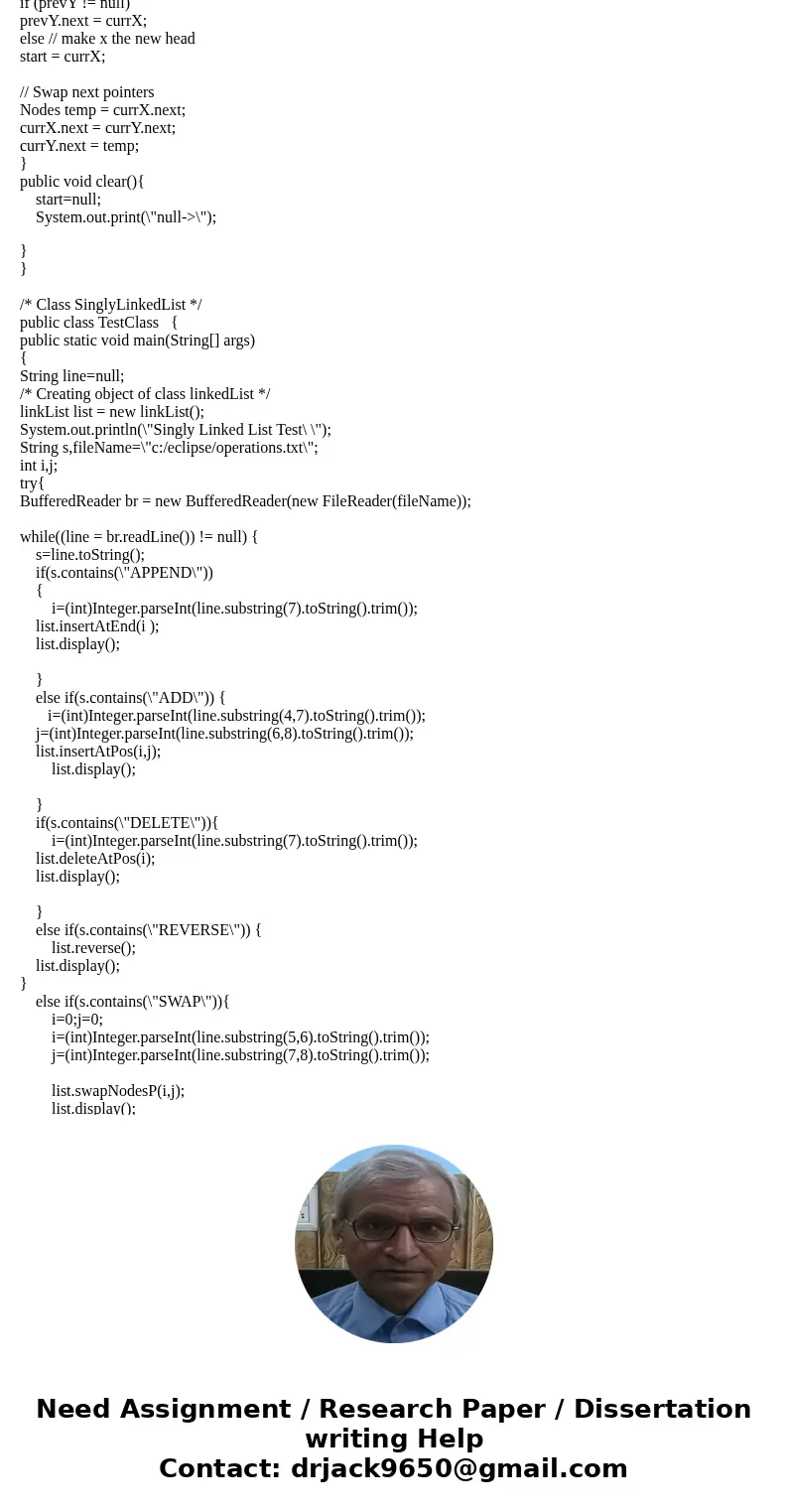 Write a Java Class to Implement a Generic Linked List Your list must be implemented as a singly-linked list of generic nodes, where each Node object has two ins Write a Java Class to Implement a Generic Linked List Your list must be implemented as a singly-linked list of generic nodes, where each Node object has two ins