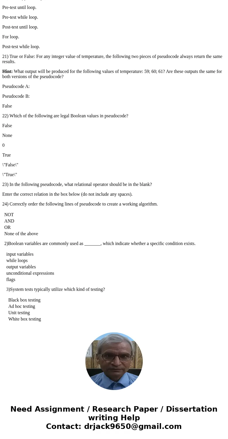 1)Which logical operators perform short-circuit evaluation? (Select all that apply.) NOT AND OR None of the above 2)Boolean variables are commonly used as _____ 1)Which logical operators perform short-circuit evaluation? (Select all that apply.) NOT AND OR None of the above 2)Boolean variables are commonly used as _____