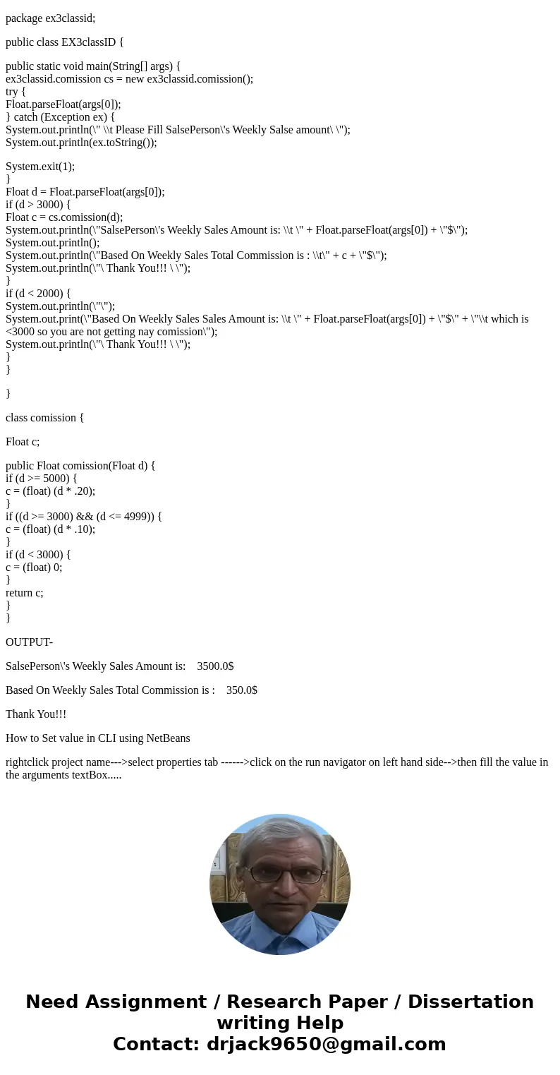  A salesperson earns a 20% commission on weekly sales of $5000 or more or a 10% commission on weekly sales of $3000 or more. Most salespeople regularly sell abo