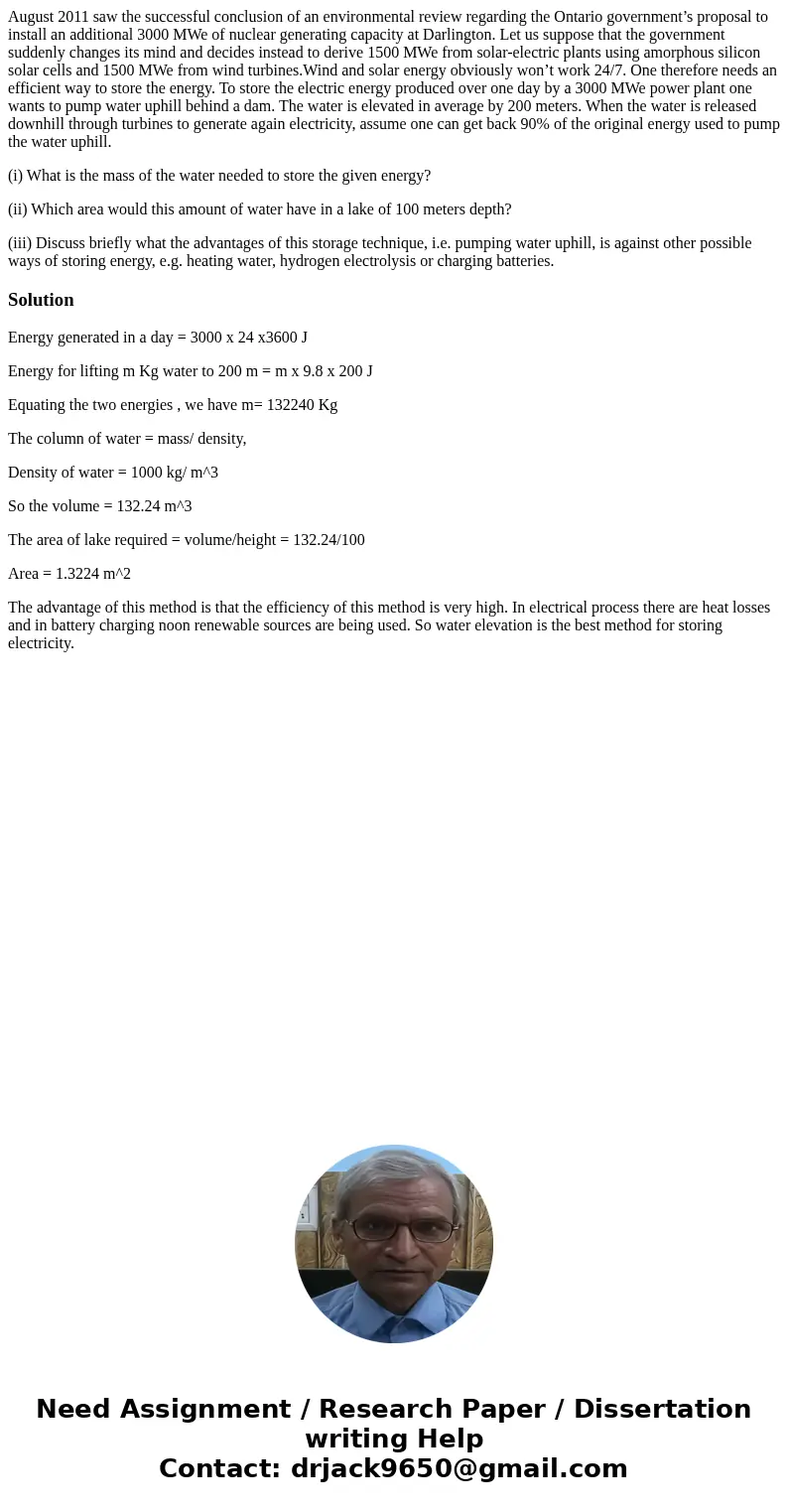 August 2011 saw the successful conclusion of an environmental review regarding the Ontario government’s proposal to install an additional 3000 MWe of nuclear ge