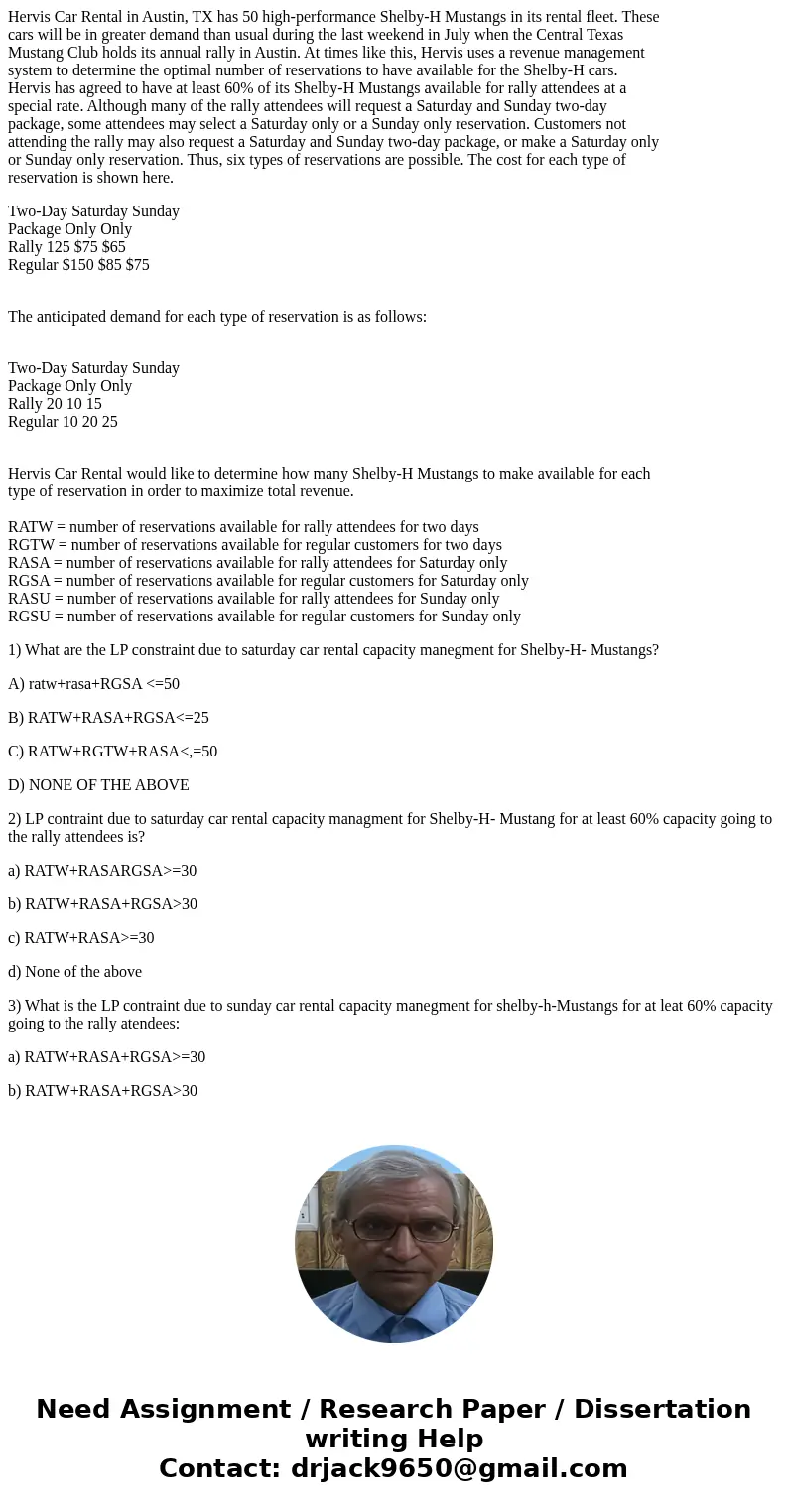 Hervis Car Rental in Austin, TX has 50 high-performance Shelby-H Mustangs in its rental fleet. These cars will be in greater demand than usual during the last w
