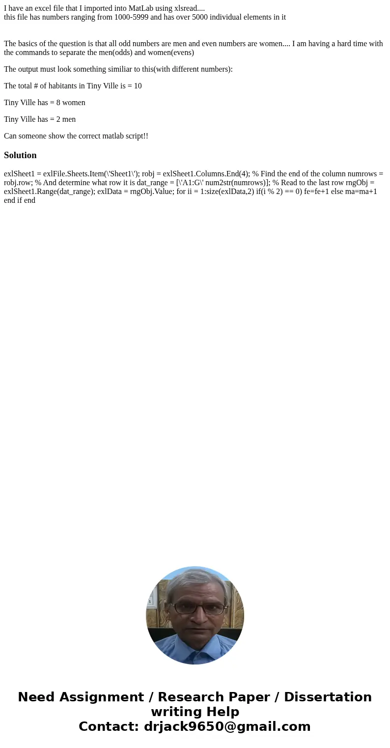 I have an excel file that I imported into MatLab using xlsread.... this file has numbers ranging from 1000-5999 and has over 5000 individual elements in it The  I have an excel file that I imported into MatLab using xlsread.... this file has numbers ranging from 1000-5999 and has over 5000 individual elements in it The