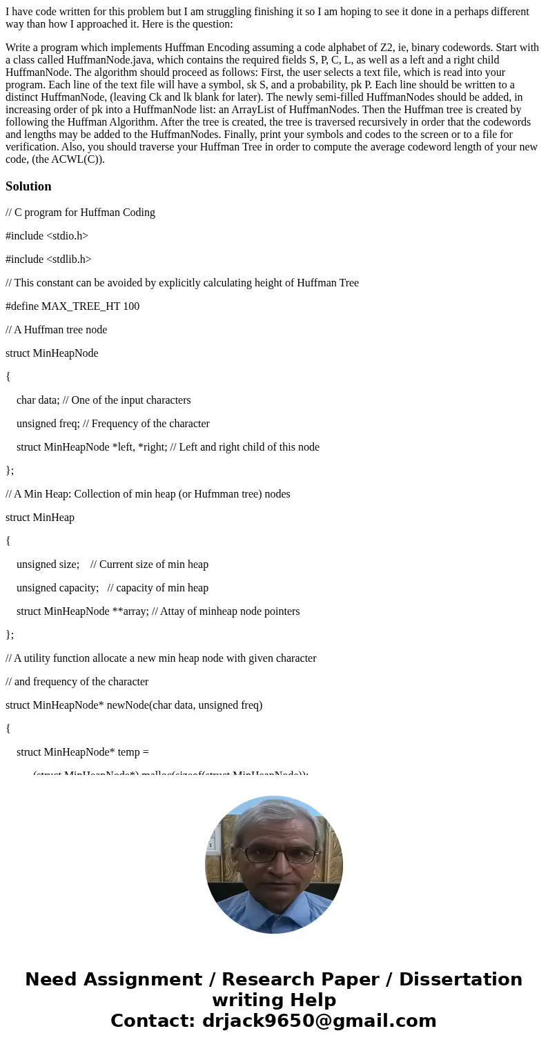 I have code written for this problem but I am struggling finishing it so I am hoping to see it done in a perhaps different way than how I approached it. Here is I have code written for this problem but I am struggling finishing it so I am hoping to see it done in a perhaps different way than how I approached it. Here is