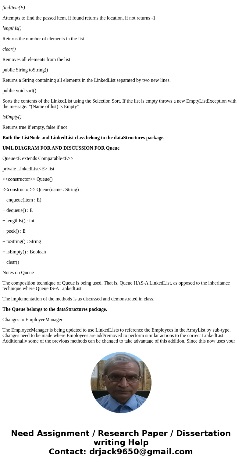 I only need help with four methods in the EmployeeManager class the methods are addRequest, viewNextRequest, grantNextRequest, and outputRequests. I posted all  I only need help with four methods in the EmployeeManager class the methods are addRequest, viewNextRequest, grantNextRequest, and outputRequests. I posted all