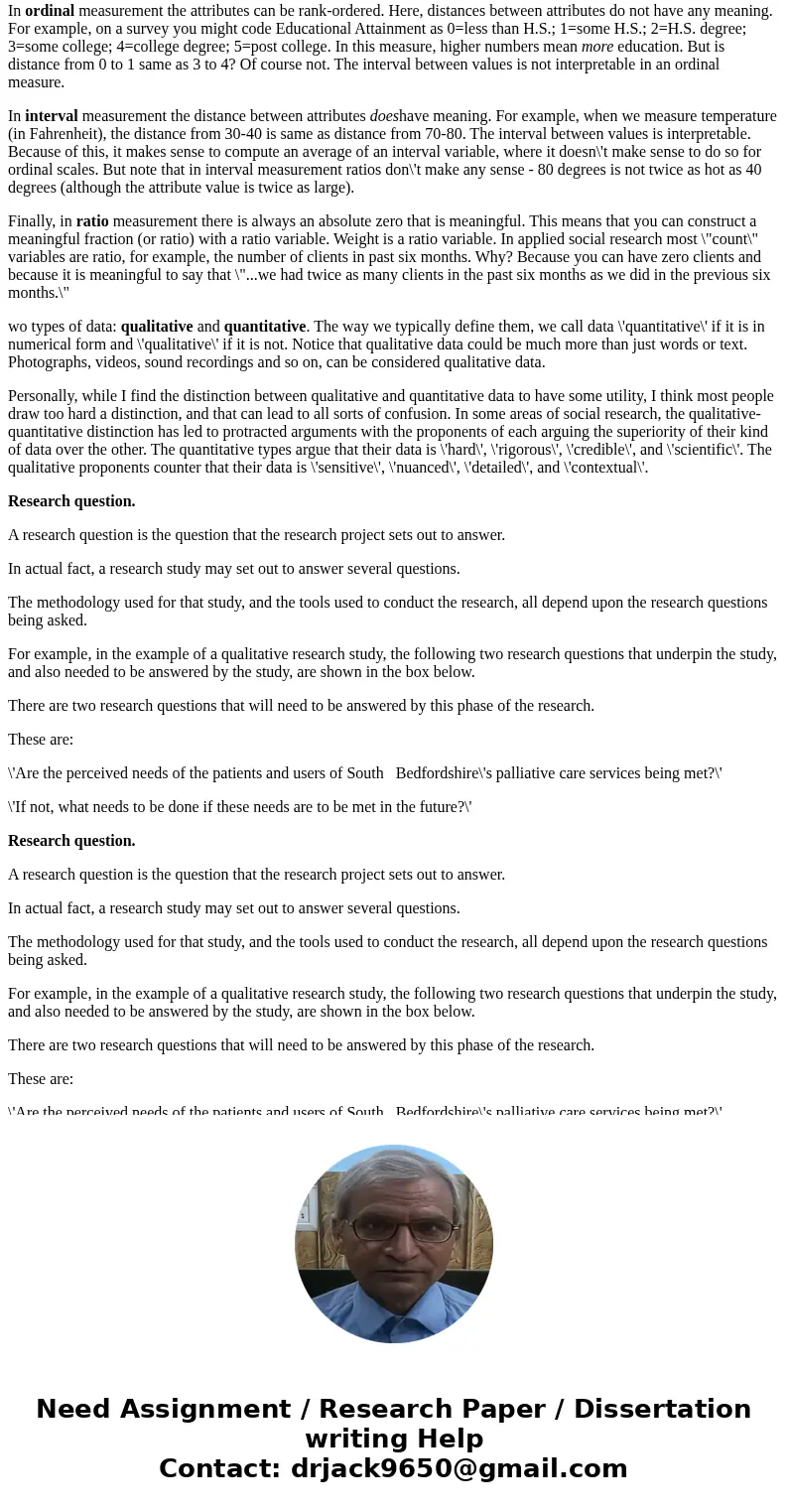 I’m doing a one page peer review research paper on Student Motivation to Learn. This is basically what I have to answer: Type of data, Sampling method, Level of I’m doing a one page peer review research paper on Student Motivation to Learn. This is basically what I have to answer: Type of data, Sampling method, Level of