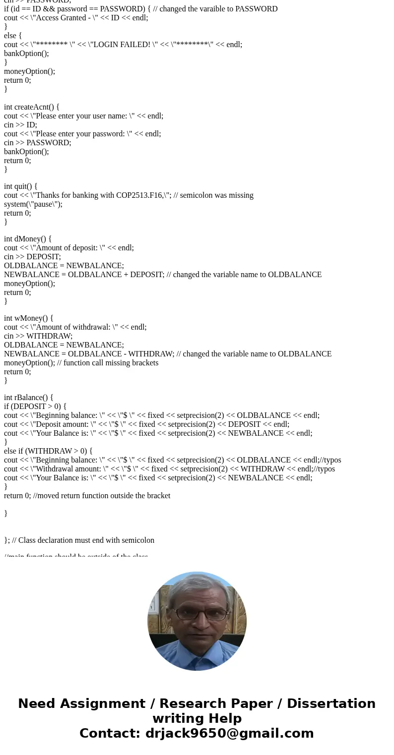 I\'m writing a c++ program and I\'m not sure why it\'s not working. #include <iostream> #include <string> #include <iomanip> using namespace s I\'m writing a c++ program and I\'m not sure why it\'s not working. #include <iostream> #include <string> #include <iomanip> using namespace s