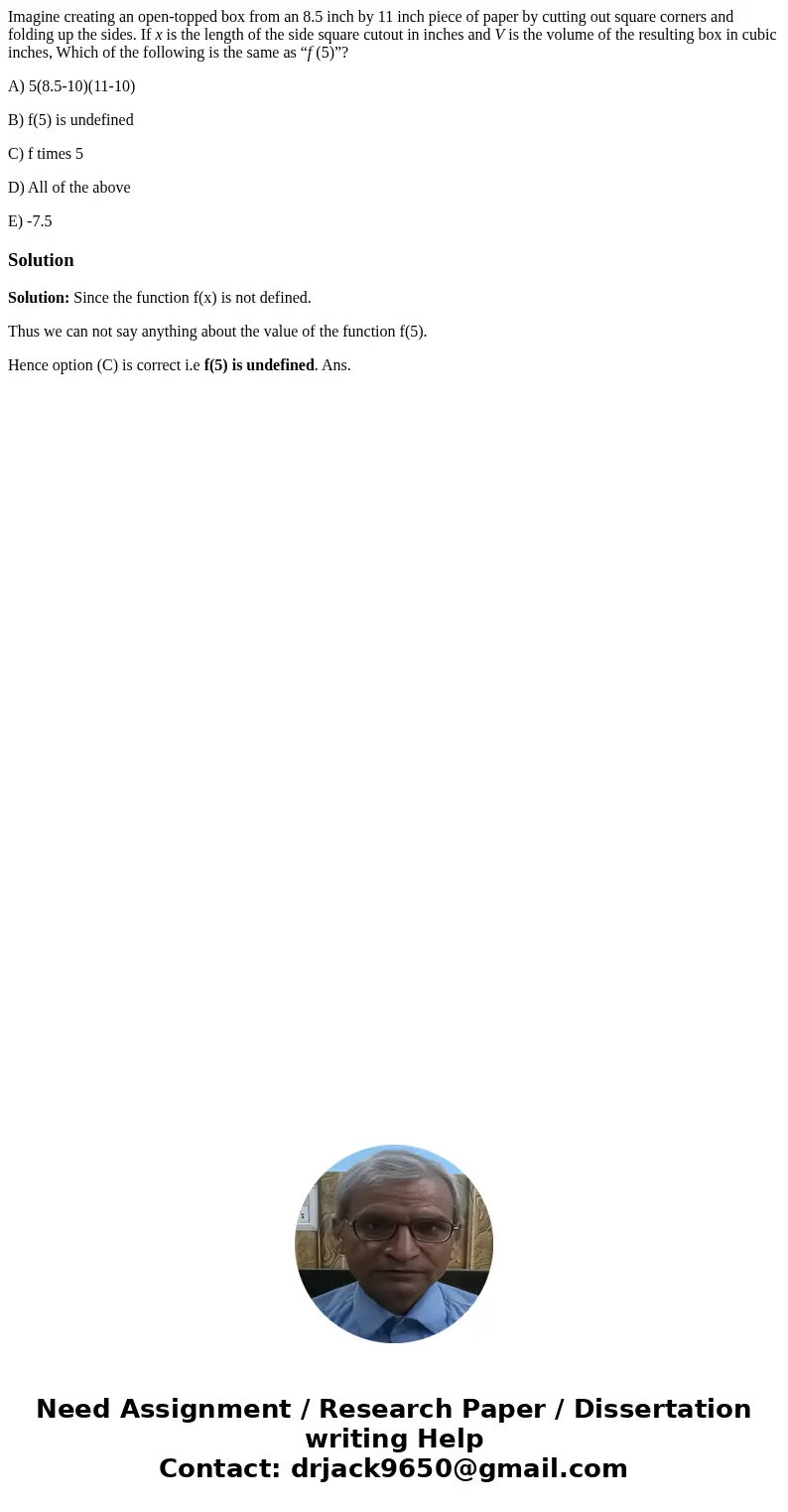 Imagine creating an open-topped box from an 8.5 inch by 11 inch piece of paper by cutting out square corners and folding up the sides. If x is the length of the Imagine creating an open-topped box from an 8.5 inch by 11 inch piece of paper by cutting out square corners and folding up the sides. If x is the length of the