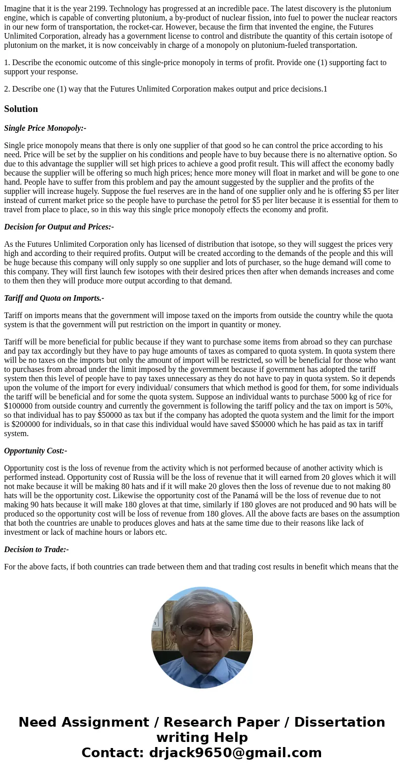 Imagine that it is the year 2199. Technology has progressed at an incredible pace. The latest discovery is the plutonium engine, which is capable of converting  Imagine that it is the year 2199. Technology has progressed at an incredible pace. The latest discovery is the plutonium engine, which is capable of converting