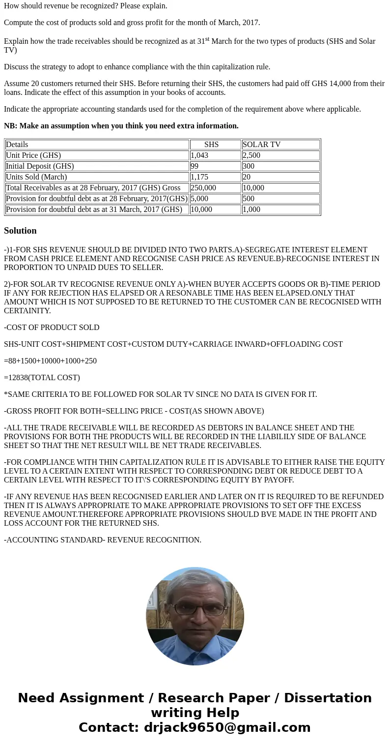 PEG AFRICA Financial Manager Case Study. This case study uses the fictional information on page 1. Questions based on the information are found on page 2. Where