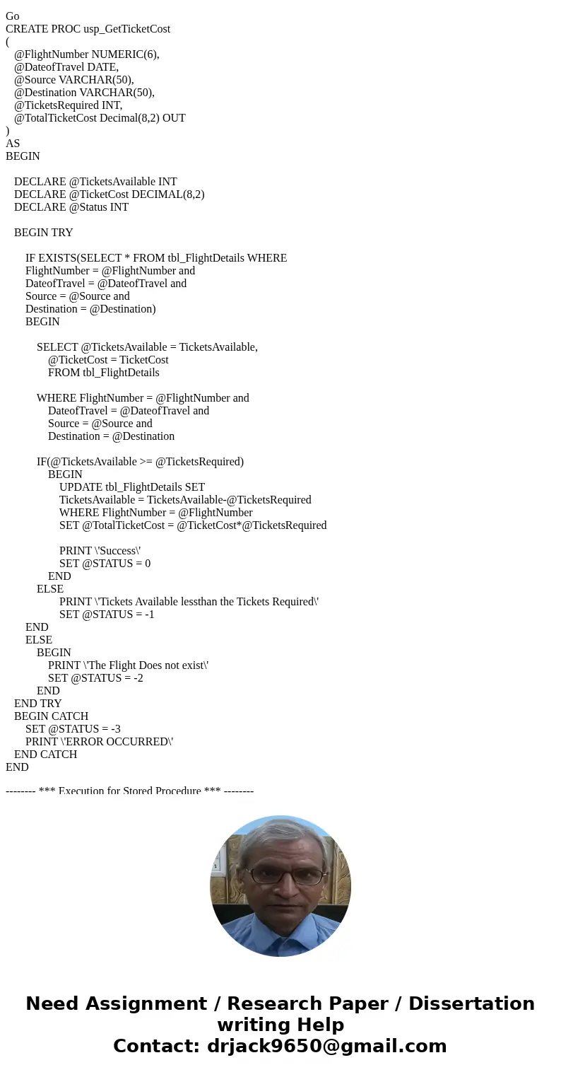 $$ Please Create stored Procedure Mandatory Create the tables and insert values in table and create the stored procedure and then execution needed. Create a tab