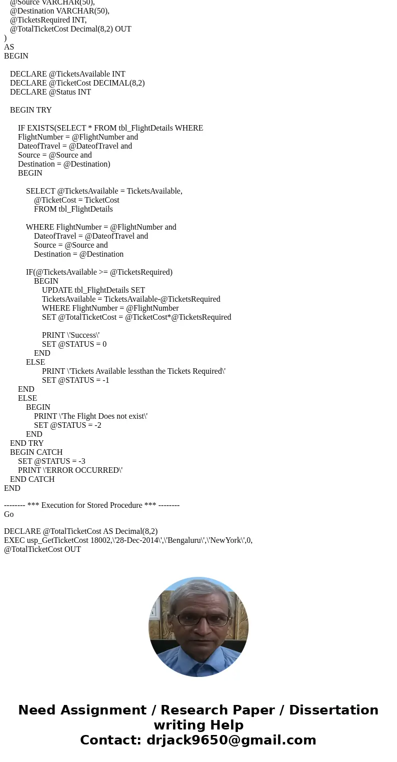 $$ Please Create stored Procedure Mandatory Create the tables and insert values in table and create the stored procedure and then execution needed. Create a tab