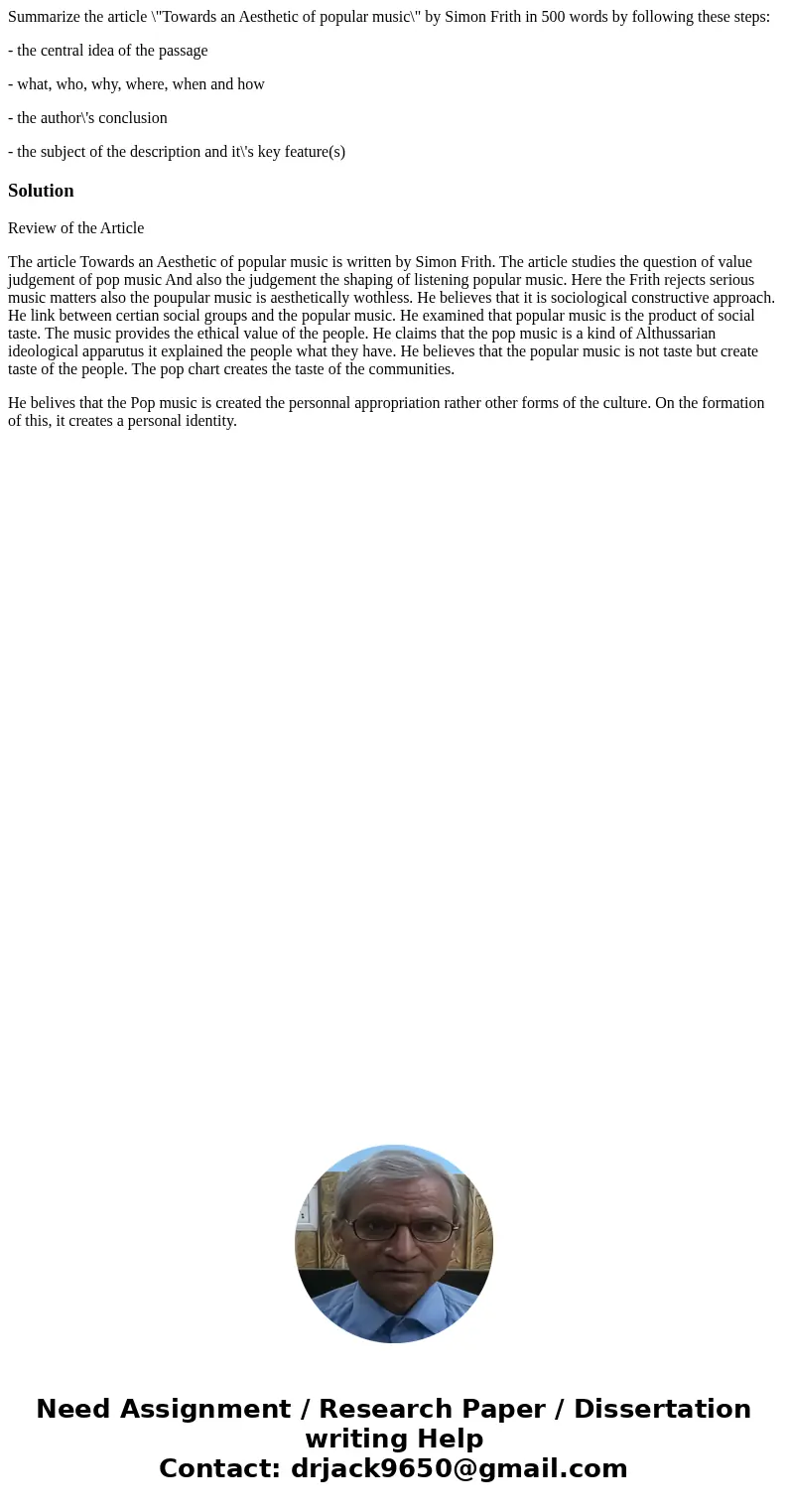 Summarize the article \ Summarize the article \