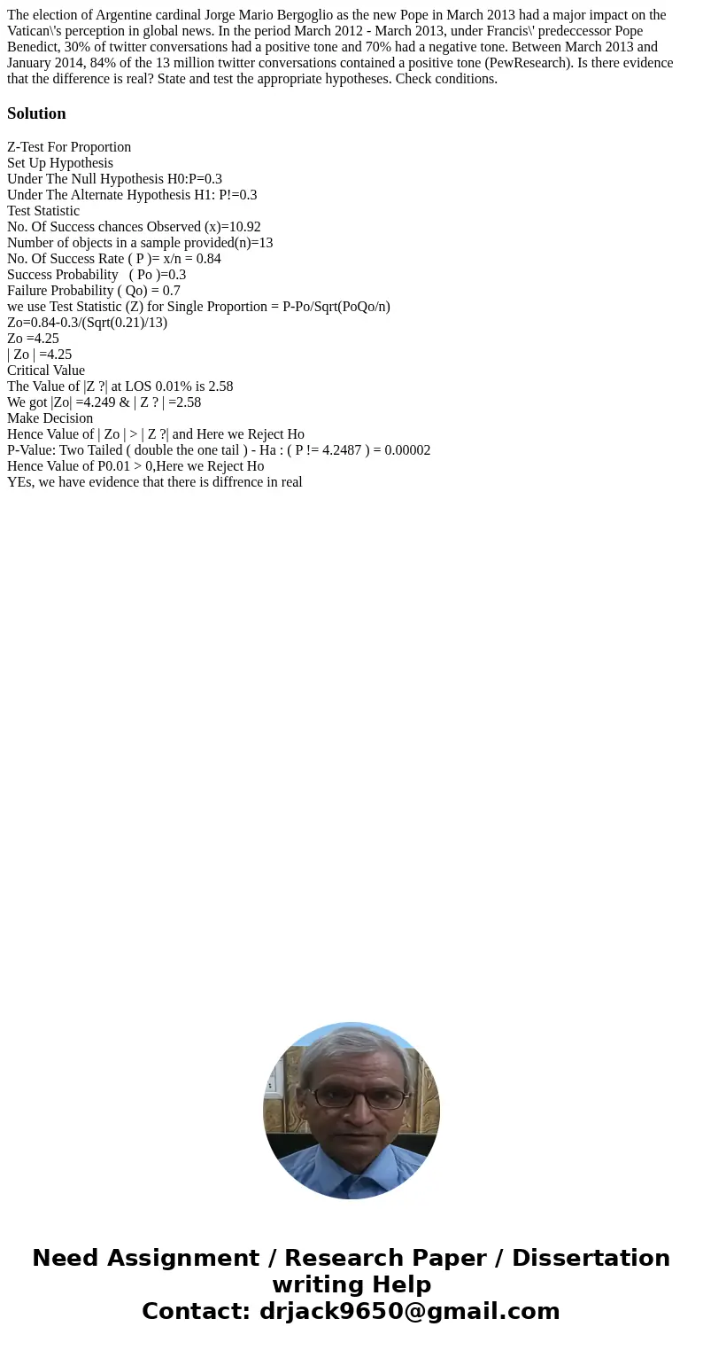 The election of Argentine cardinal Jorge Mario Bergoglio as the new Pope in March 2013 had a major impact on the Vatican\'s perception in global news. In the pe