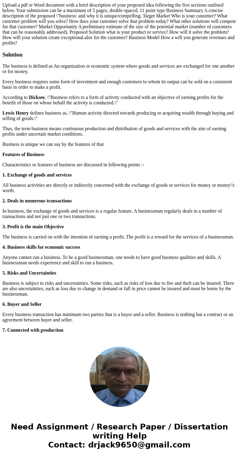 Upload a pdf or Word document with a brief description of your proposed idea following the five sections outlined below. Your submission can be a maximum of 5   Upload a pdf or Word document with a brief description of your proposed idea following the five sections outlined below. Your submission can be a maximum of 5