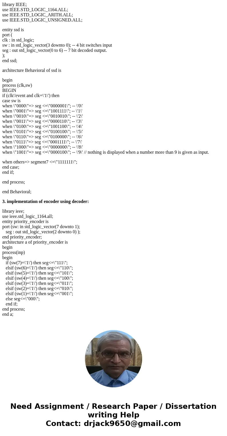  2. Create the sevenSegDecoder.v hd file a. Under \
