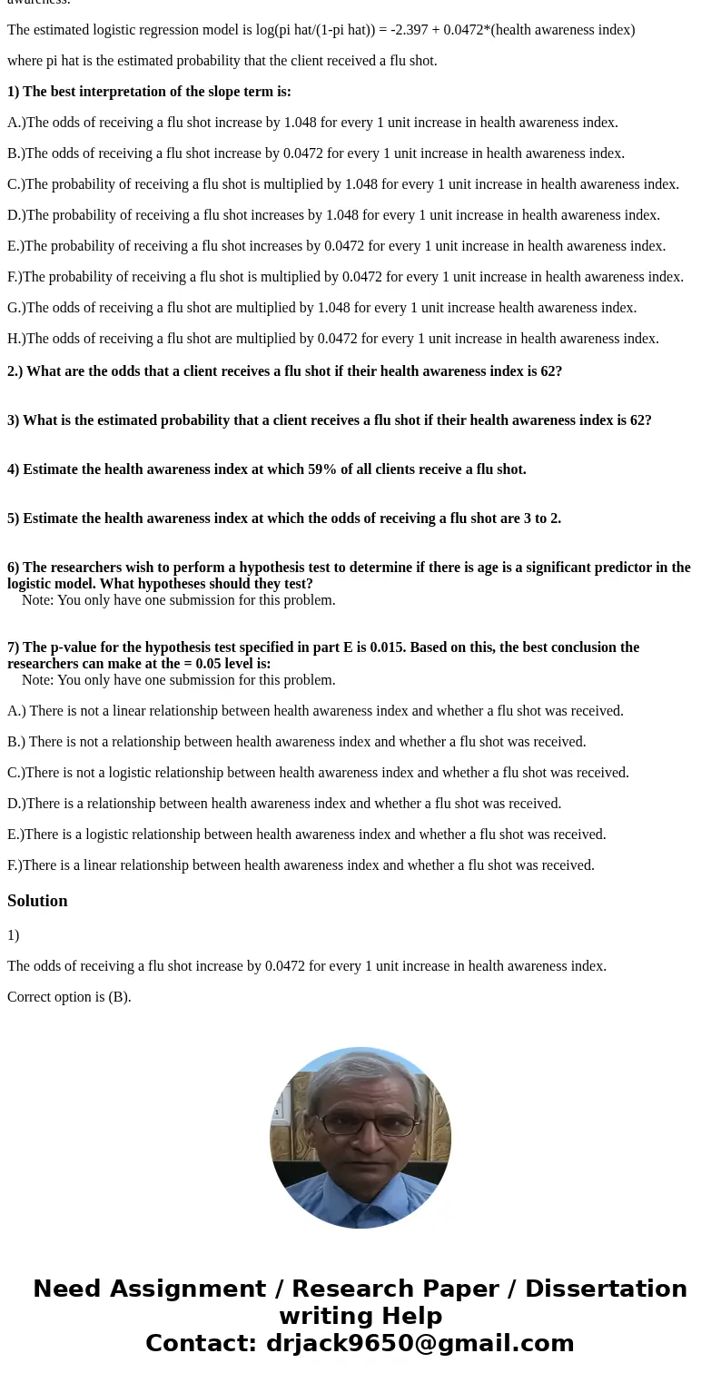 A local health clinic sent fliers to its clients to encourage everyone, but especially older persons at high risk of complications, to get a flue shot in time f