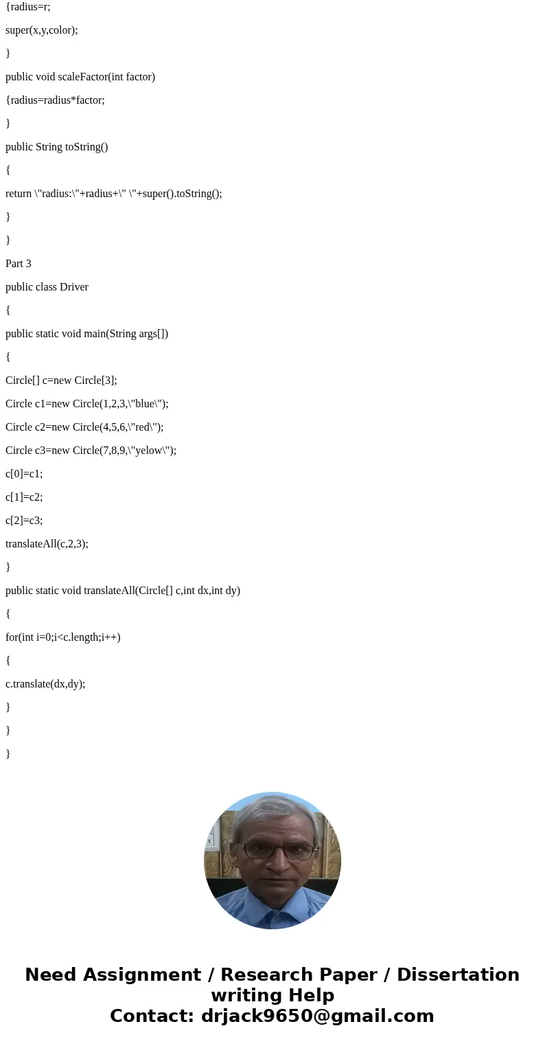 All programs should be in java. Thank you Part 1: You will implement a complete class called Point that describes a point as it may be used in a graphics applic All programs should be in java. Thank you Part 1: You will implement a complete class called Point that describes a point as it may be used in a graphics applic