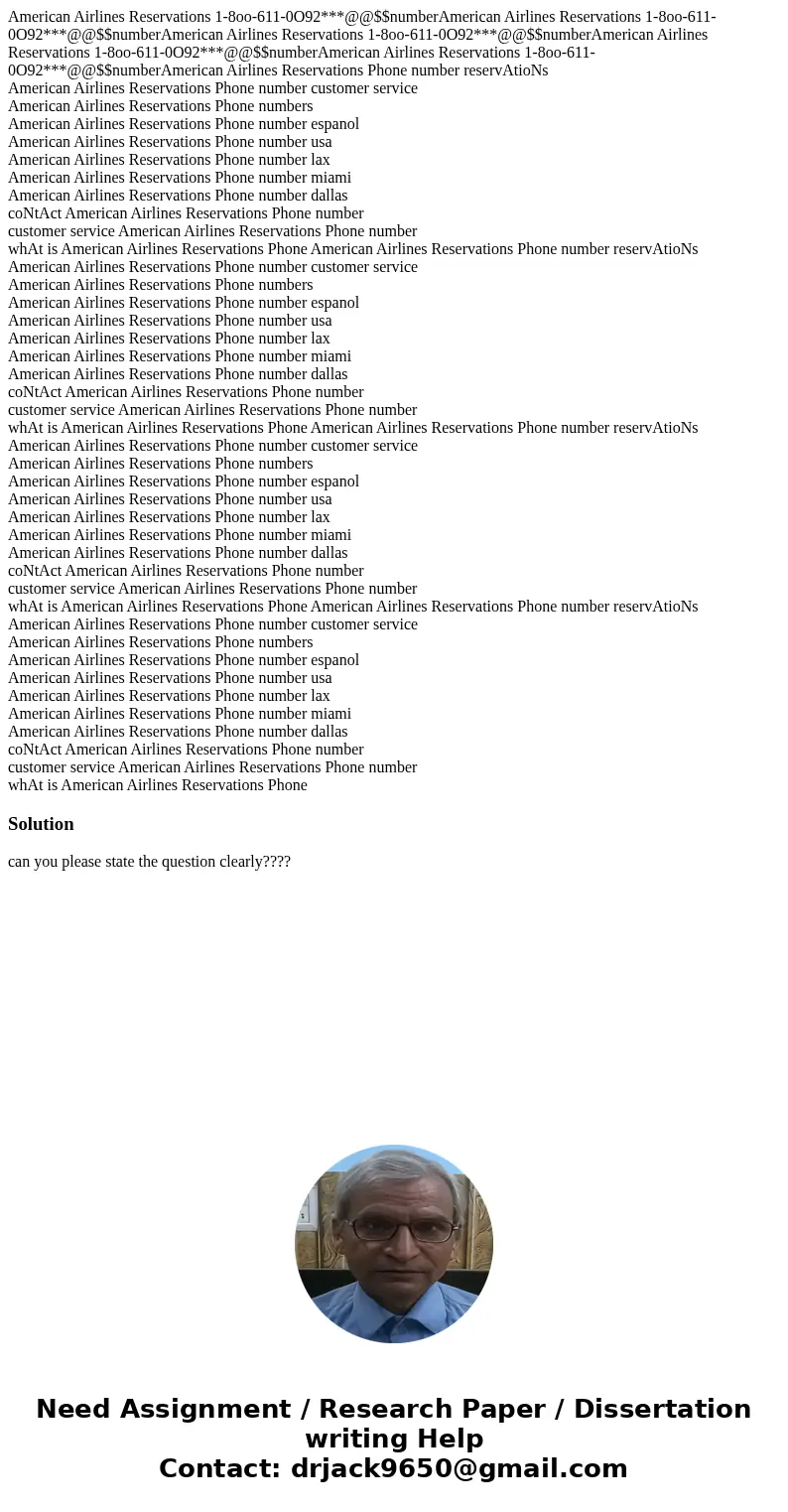 American Airlines Reservations 1-8oo-611-0O92***@@$$numberAmerican Airlines Reservations 1-8oo-611-0O92***@@$$numberAmerican Airlines Reservations 1-8oo-611-0O9