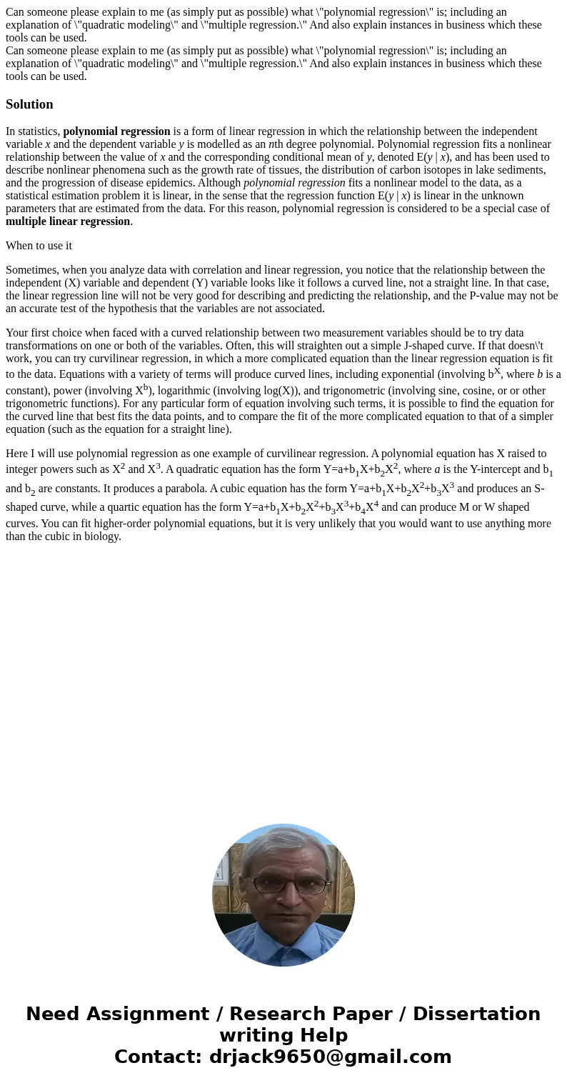 Can someone please explain to me (as simply put as possible) what \