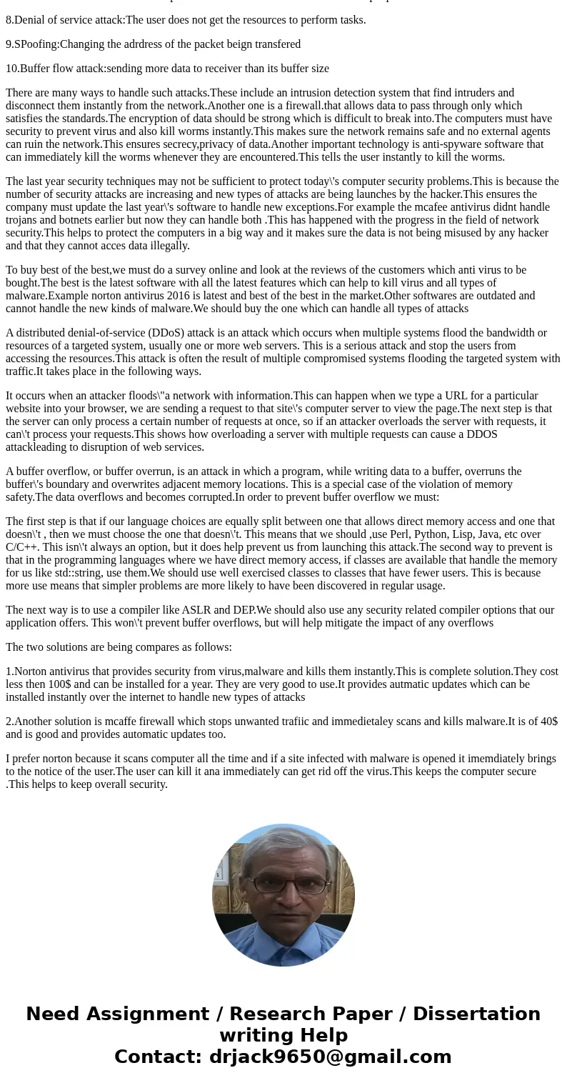 Complete Security Solutions Your neighbor started a new construction business. He would like to hire you to set up his new computers. His business will use the 