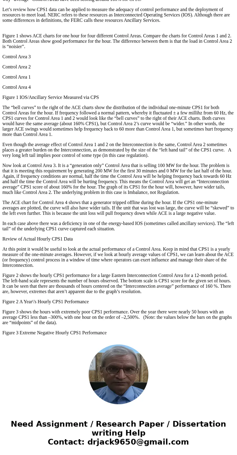 Could anyone please explain how CPS1 and CPS2 are used for reliability standard. ThanksSolutionIn simple terms, CPS1 assigns each Control Area a “slice” of the  Could anyone please explain how CPS1 and CPS2 are used for reliability standard. ThanksSolutionIn simple terms, CPS1 assigns each Control Area a “slice” of the