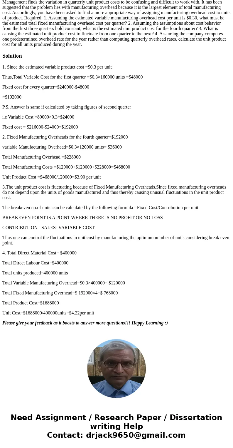  Exercise 2-11 Varying Plantwide Predetermined Overhead Rates [LO2-1, LO2-2, LO2-3] Kingsport Containers Company makes a single product that is subject to wide 