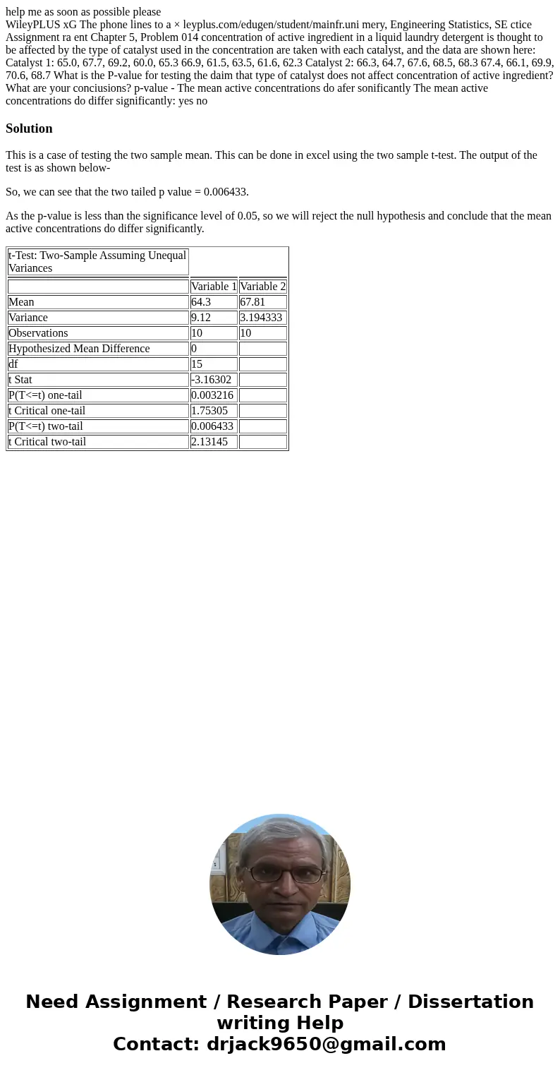 help me as soon as possible please WileyPLUS xG The phone lines to a × leyplus.com/edugen/student/mainfr.uni mery, Engineering Statistics, SE ctice Assignment r