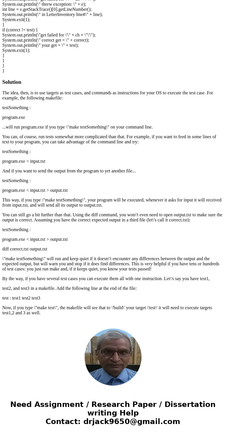 How would i create a testing file for the program below??????? import java.util.*; import java.io.*; public class Test2 { public static void main(String[] args)