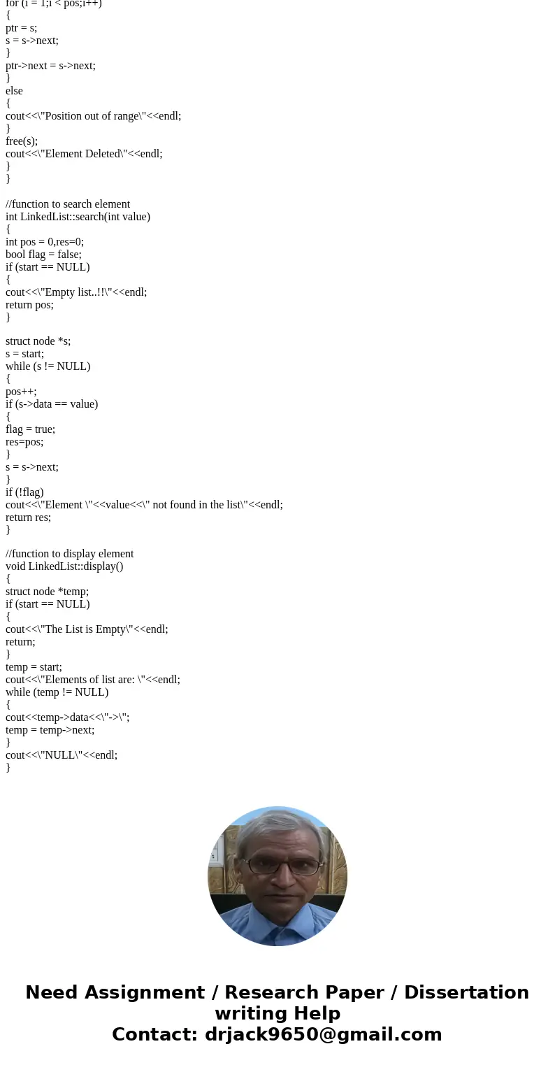 Implement the unsorted single linked list as we did in the class and implement the following operations: 1.DeletelastDuplicat(): For any element in the linked   Implement the unsorted single linked list as we did in the class and implement the following operations: 1.DeletelastDuplicat(): For any element in the linked
