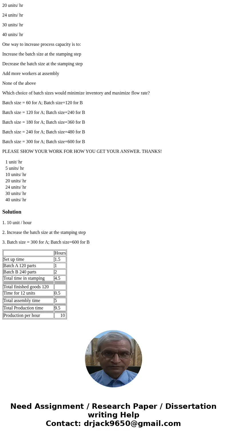 Metal frames for kick scooters are manufactured in two steps: Stamping and assembly. Each frame is made up of three pieces: one unit of part A and two units of 