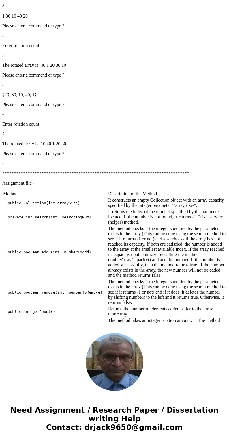 n Java :- Part 1: Written Exercises: (5 points) Consider the following array: int[] a = { 3, 5, , 8, 10 , 12}; Write the contents of the array a after the follo