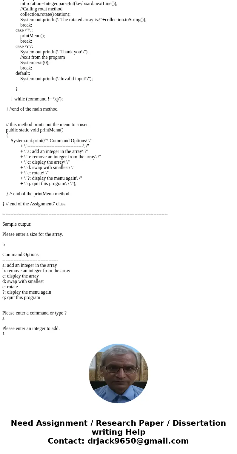 n Java :- Part 1: Written Exercises: (5 points) Consider the following array: int[] a = { 3, 5, , 8, 10 , 12}; Write the contents of the array a after the follo