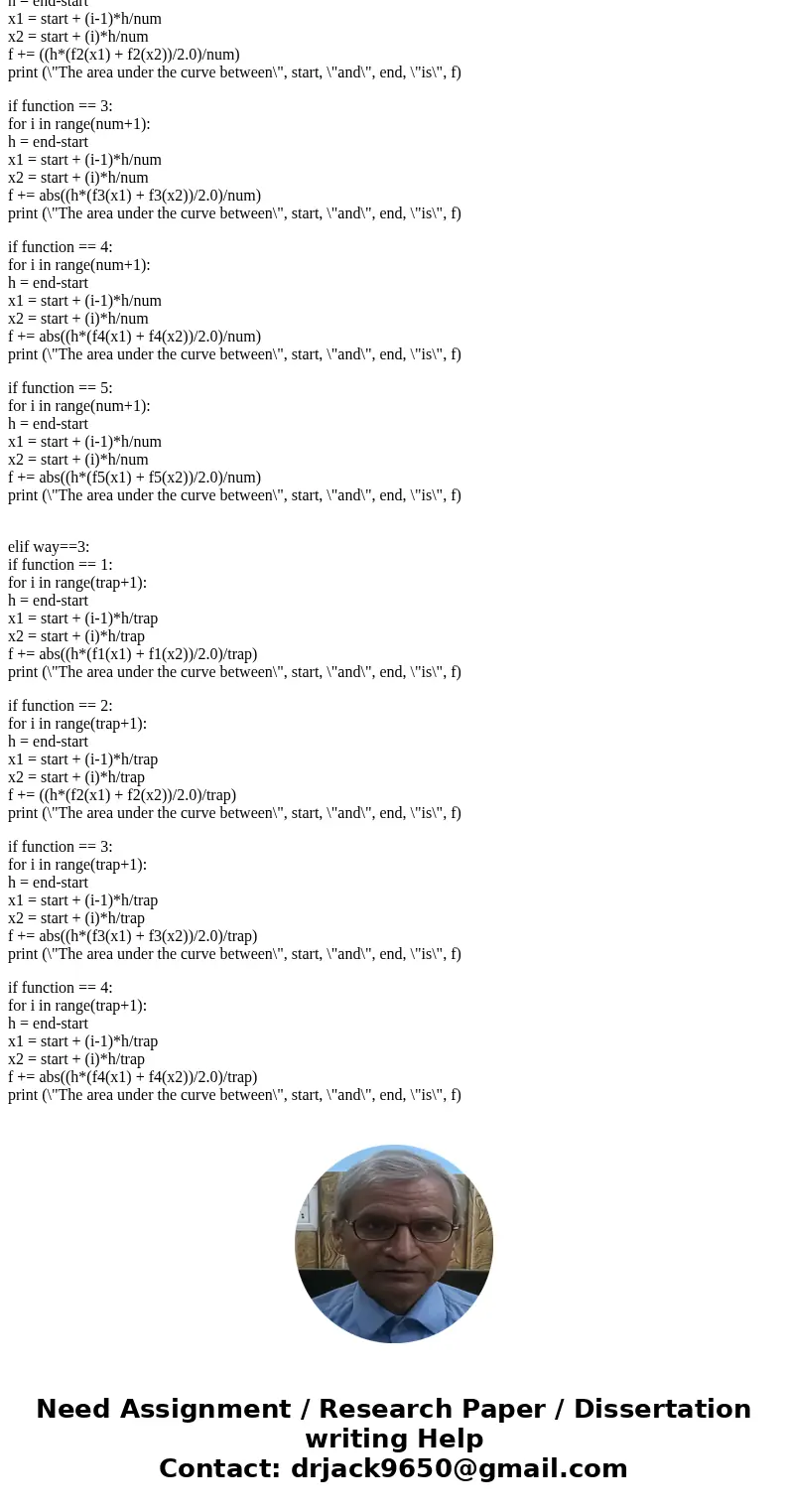 PLEASE I NEED HELP WITH MY PYTHON PROGRAM!!!!!!!!!!!!!! I need help when users input 3 to calculate the area of the rectangle and trapezoid. So far I have cacul PLEASE I NEED HELP WITH MY PYTHON PROGRAM!!!!!!!!!!!!!! I need help when users input 3 to calculate the area of the rectangle and trapezoid. So far I have cacul