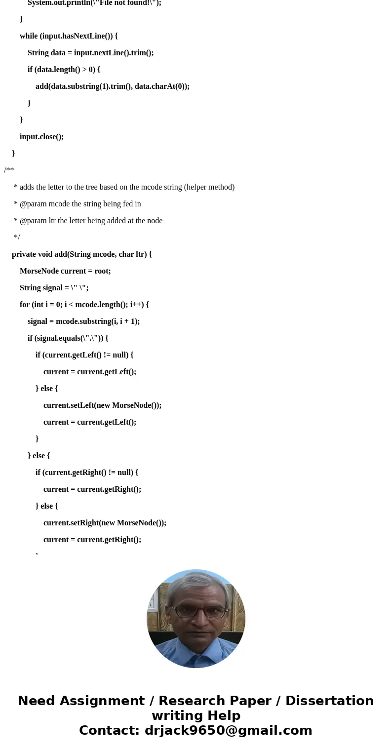 The Morse code (see Table 6.10 in book) is a common code that is used to encode messages consisted of letters and digits. Each letter consists of a series of do
