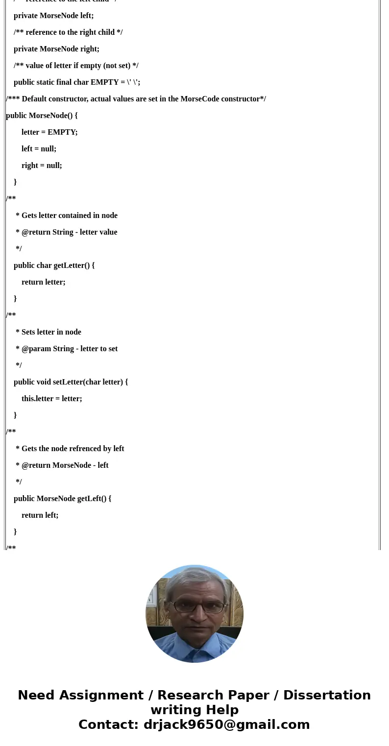 The Morse code (see Table 6.10 in book) is a common code that is used to encode messages consisted of letters and digits. Each letter consists of a series of do