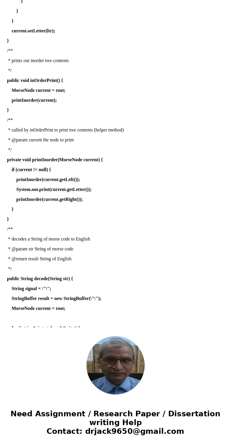 The Morse code (see Table 6.10 in book) is a common code that is used to encode messages consisted of letters and digits. Each letter consists of a series of do