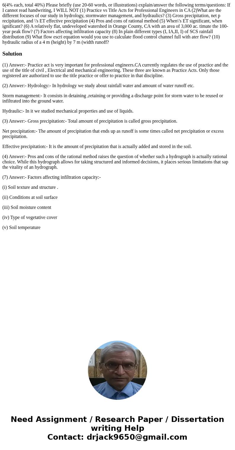 6(4% each, total 40%) Please briefly (use 20-60 words, or illustrations) explain/answer the following terms/questions: If I cannot read handwriting, I WILL NOT  6(4% each, total 40%) Please briefly (use 20-60 words, or illustrations) explain/answer the following terms/questions: If I cannot read handwriting, I WILL NOT