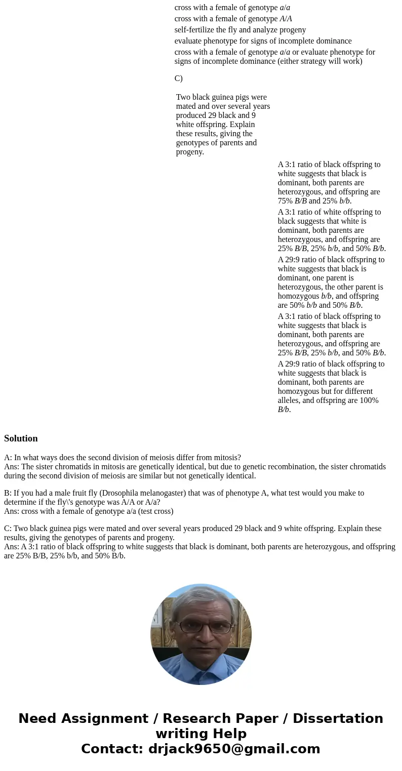 A) In mitosis the sister chromatids align in parallel along the equatorial plane, but in the second division of meiosis the sister chromatids align perpendicula
