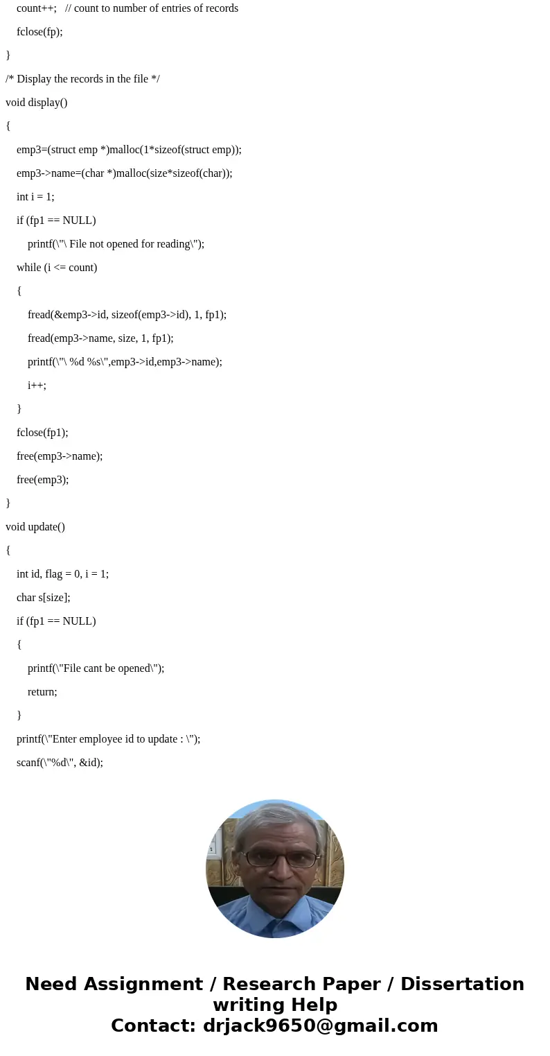C# Create an “EmployeeDemo” class. It includes three functions: 1. In the main function, the program calls the readData() function to get the data from file and