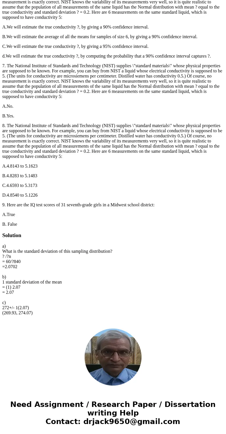 Chapter 14, part 2 1. The National Assessment of Educational Progress (NAEP) gave a test of basic arithmetic and the ability to apply it in everyday life to a s