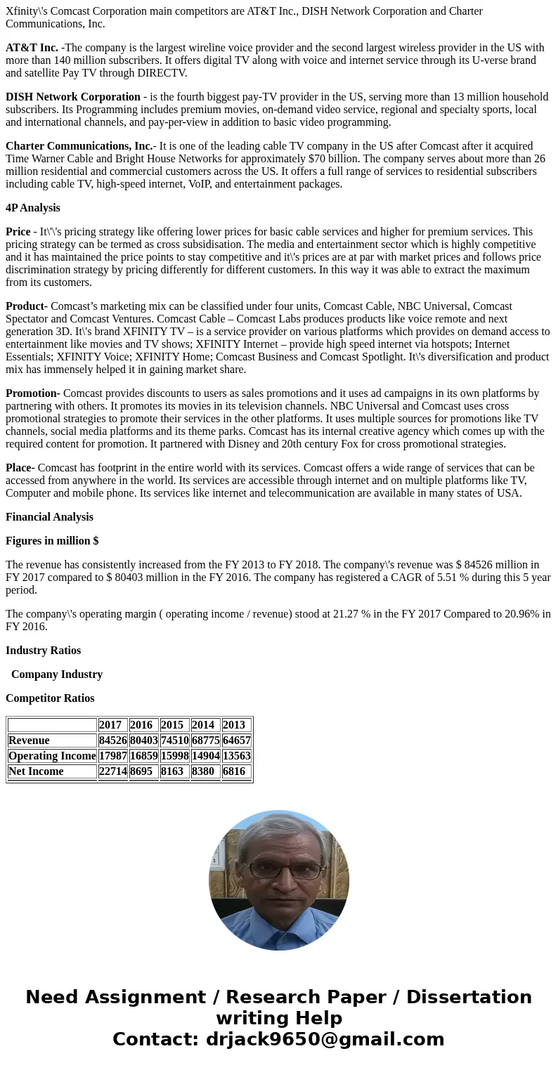 Essay From your personal research, articles and materials about the activities of Xfinity, the Comcast Corporation, develop a comprehensive and well documented 