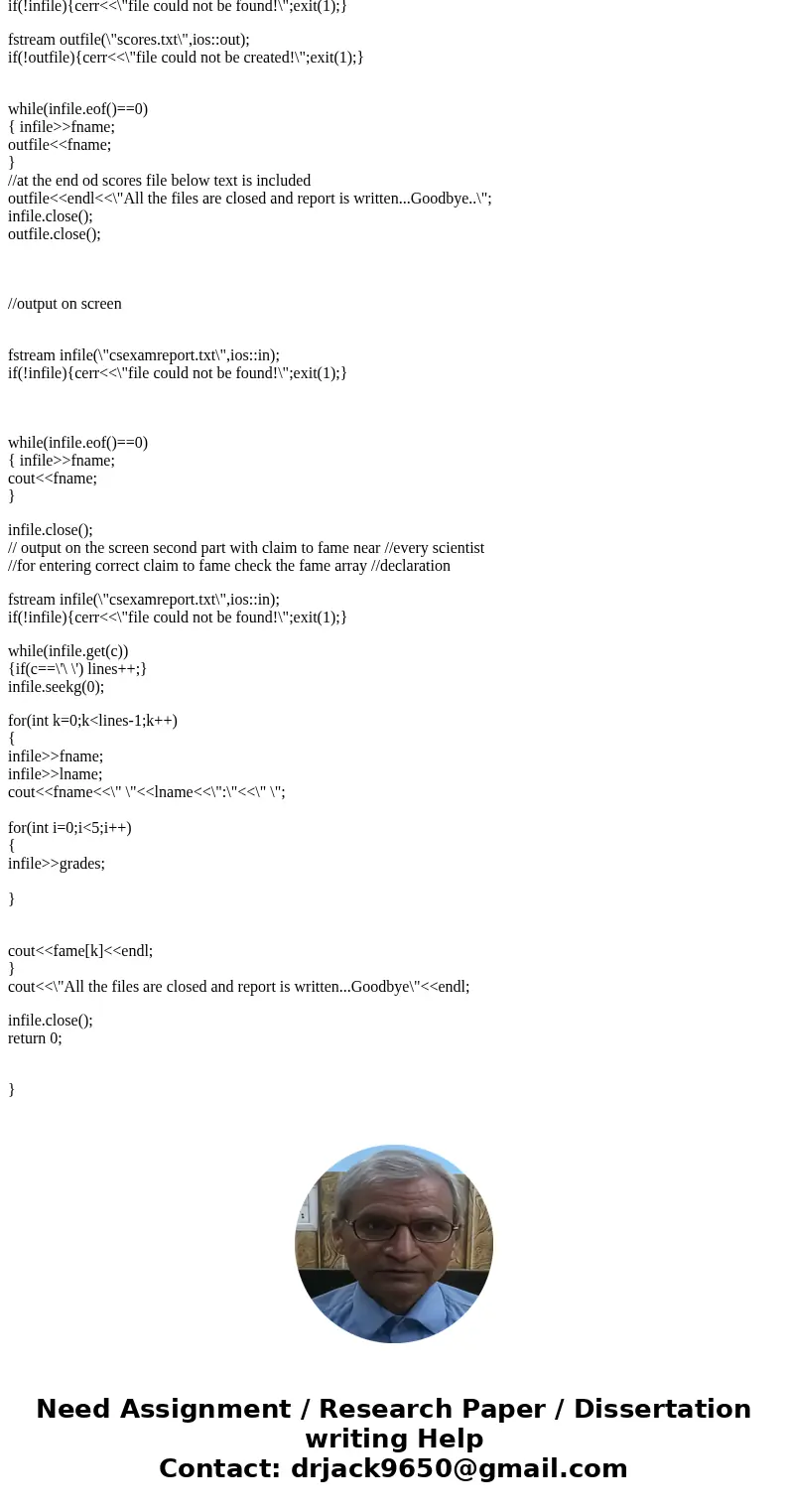 .Help with Homework Please Please use Microsoft Visual Studios using the win32 console application and c++ file. -Use a loop to read in data line by line from t .Help with Homework Please Please use Microsoft Visual Studios using the win32 console application and c++ file. -Use a loop to read in data line by line from t