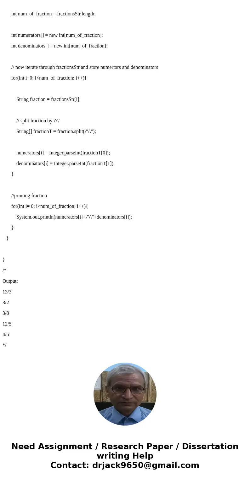 How do i read fractions off a string input in java? i want the user to input a string of fractions say \ How do i read fractions off a string input in java? i want the user to input a string of fractions say \