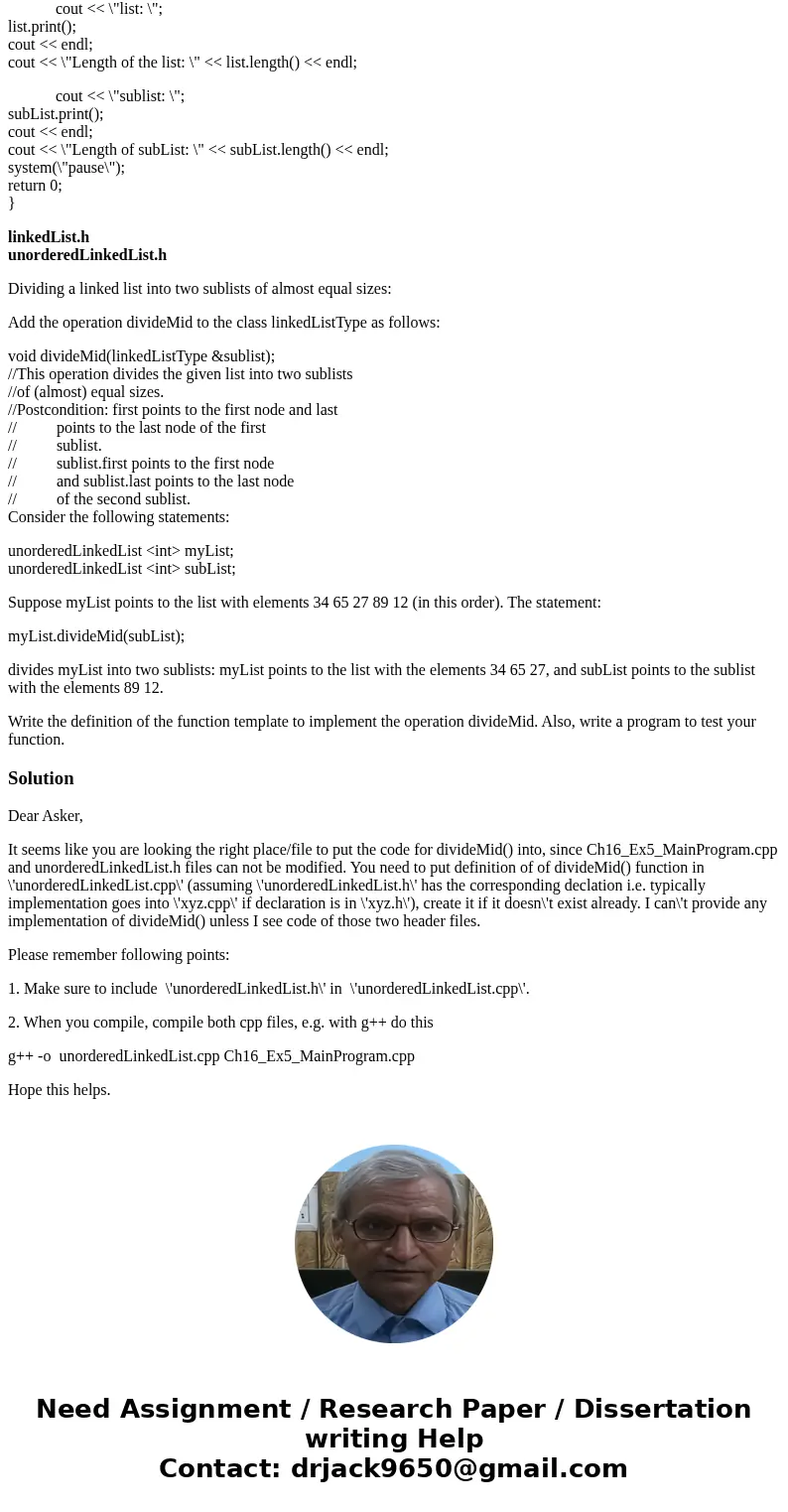 I am really confused here because i have posted 2x and got answers that where not accurate. I know that i need two .h files and the one included file. But no on I am really confused here because i have posted 2x and got answers that where not accurate. I know that i need two .h files and the one included file. But no on