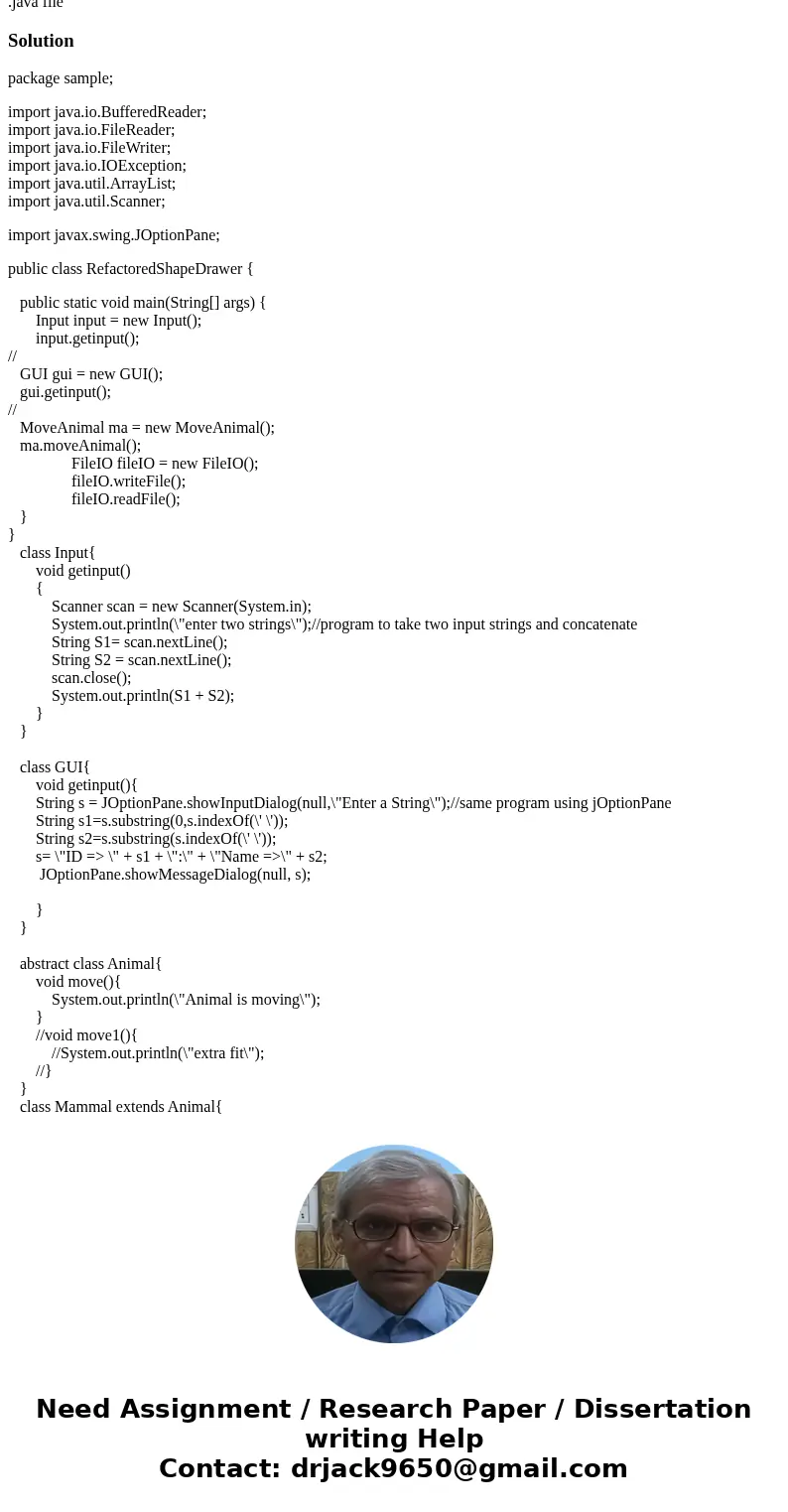 JAVA Objective This assignment will give you practice with static methods, parameters, and returns. • The goal of this project is to take existing Java code, an JAVA Objective This assignment will give you practice with static methods, parameters, and returns. • The goal of this project is to take existing Java code, an