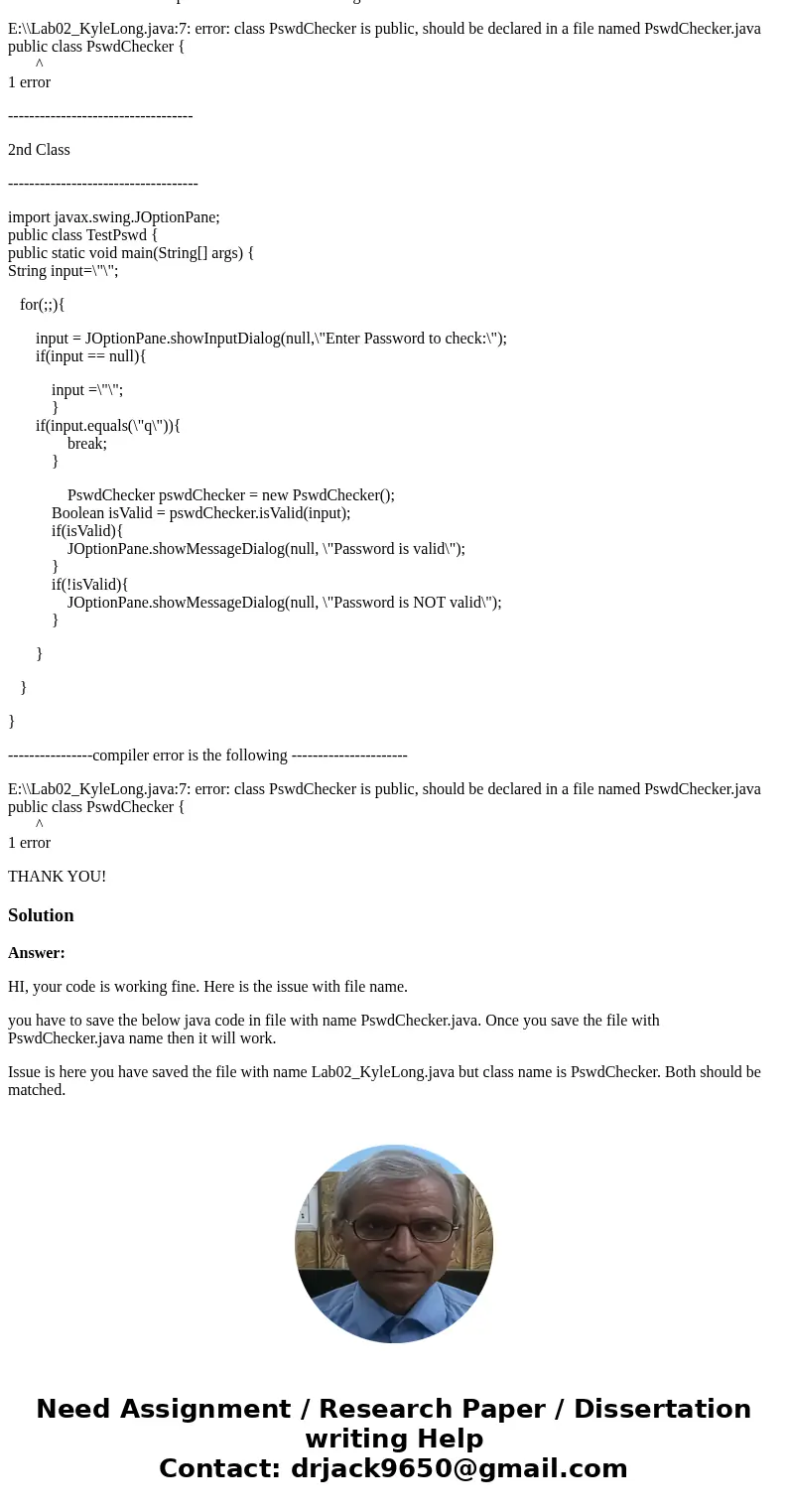 JAVA THIS IS A FOLLOWUP QUESTION TO PREVIOUS QUESTION. I got an answer to this question and it will not properly compile. I am updating with the code I was give