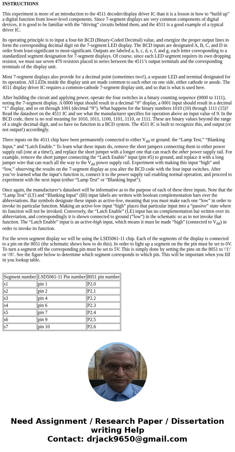 Just do task one and two and three as it ask in the lab report. 2510-Spring 2016-Lab 8-7segment & dip switch Instructorialtered by Prof Mauro Pereira -origi