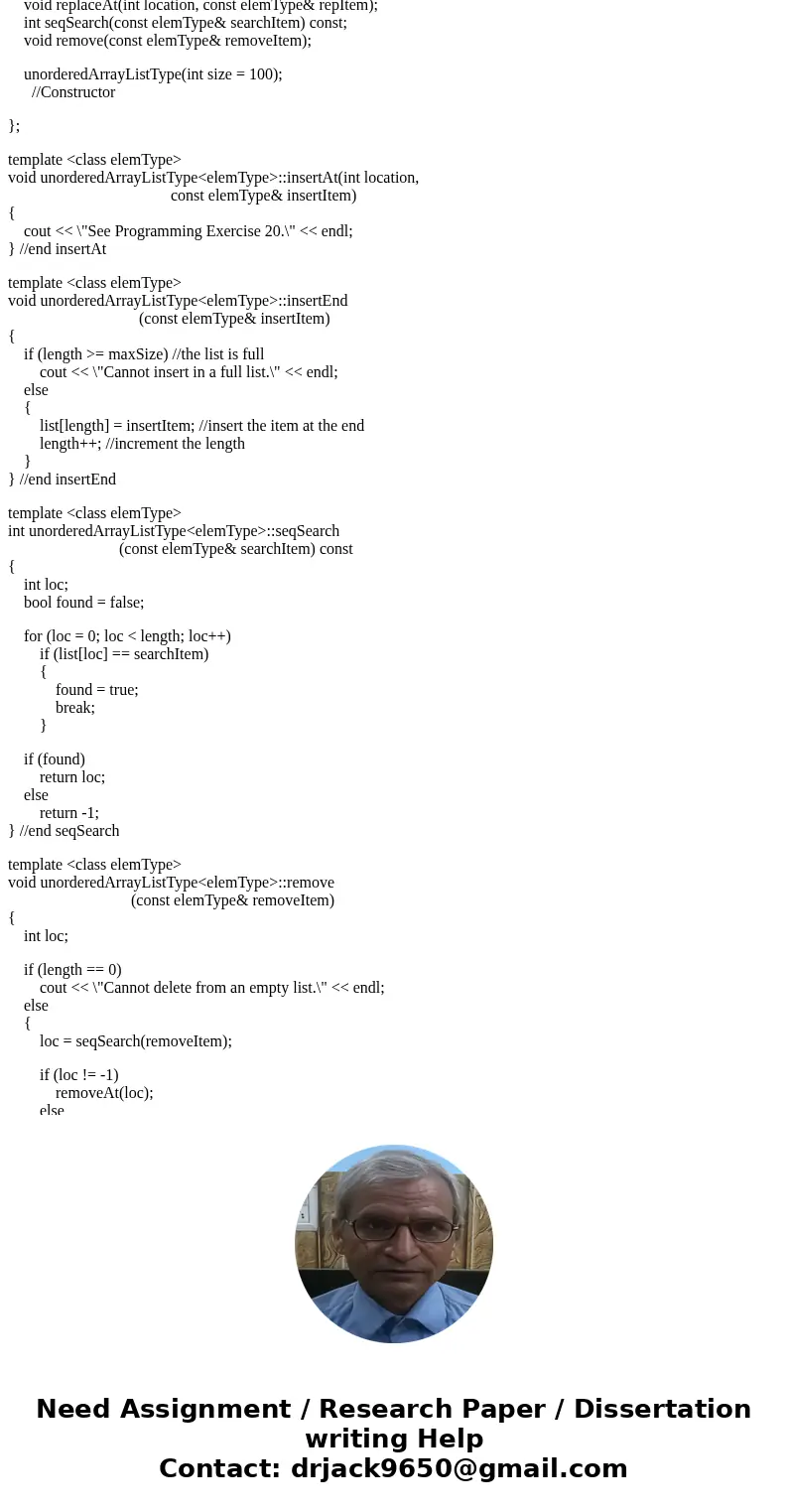 Need help on following program using c++ language. Redo following Unordered Sets project using templates. A template for unorderedList is supplied. You should t Need help on following program using c++ language. Redo following Unordered Sets project using templates. A template for unorderedList is supplied. You should t