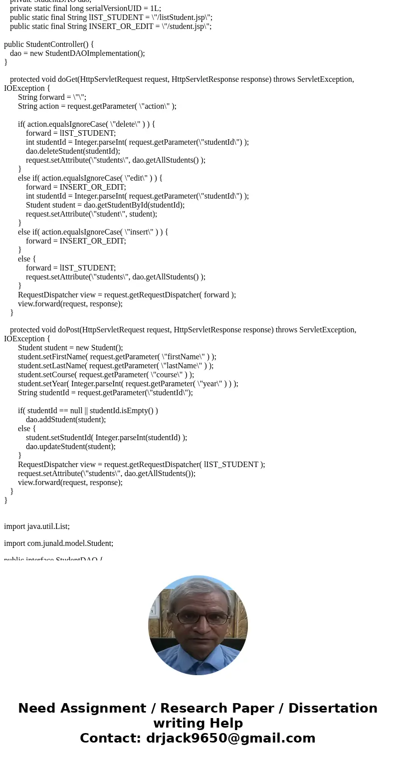 Prepare a pilot example of your case study solution using JSPs, beans, and servlets. Attached you will find an example main menu page for a pilot project. The g